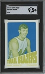 1972 Topps #36 Gary Gregor 9 card progressive proof.